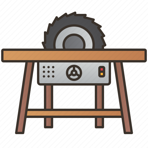 Circular, cut, saw, table, woodwork icon - Download on Iconfinder