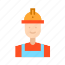 builder, worker, construction, man, helmet, architect, engineer, engineering