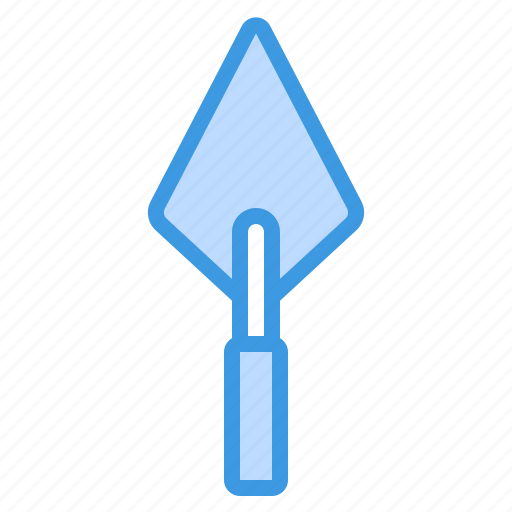 Shovel, triangular, tools, construction, triangle icon - Download on Iconfinder