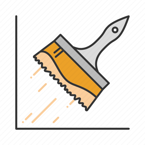 Brush, construction, paint, paintbrush, painting, wide brush icon - Download on Iconfinder