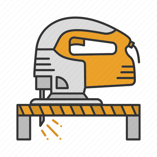 Electric, fretsaw, jig, jig saw, jigsaw, machine icon - Download on Iconfinder