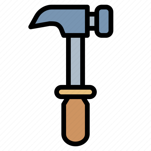 Hammer, home, repair, construction, tools, improvement, and icon - Download on Iconfinder