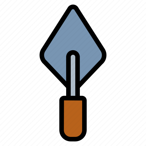 Trowel, plastering, construction, home, repair, tools icon - Download on Iconfinder