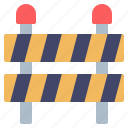 barrier, sign, warning, construction, signaling, security