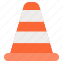 cone, traffic, urban, construction, bollards, signaling