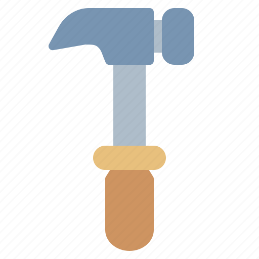 Hammer, home, repair, construction, tools, improvement, and icon - Download on Iconfinder