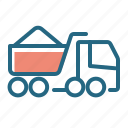construction, transportation, truck, vehicle