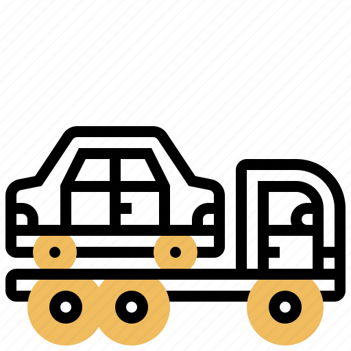 Car, moving, service, towing, truck icon - Download on Iconfinder
