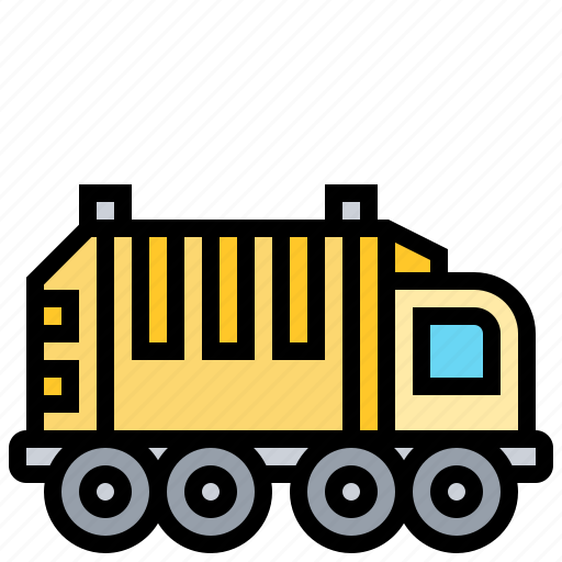 Disposal, garbage, recycle, truck, waste icon - Download on Iconfinder