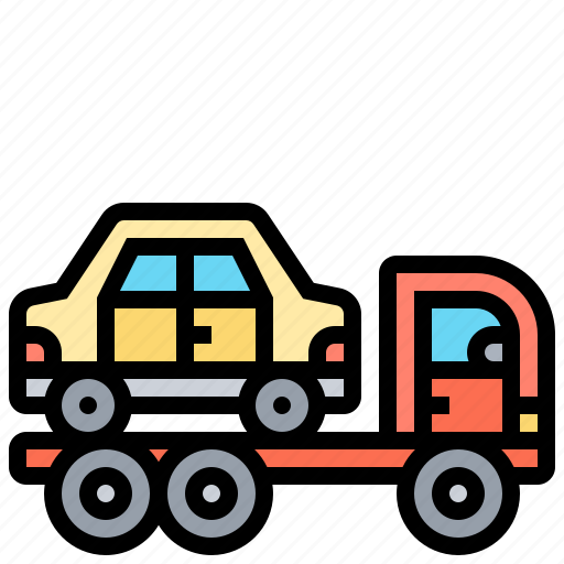 Car, moving, service, towing, truck icon - Download on Iconfinder