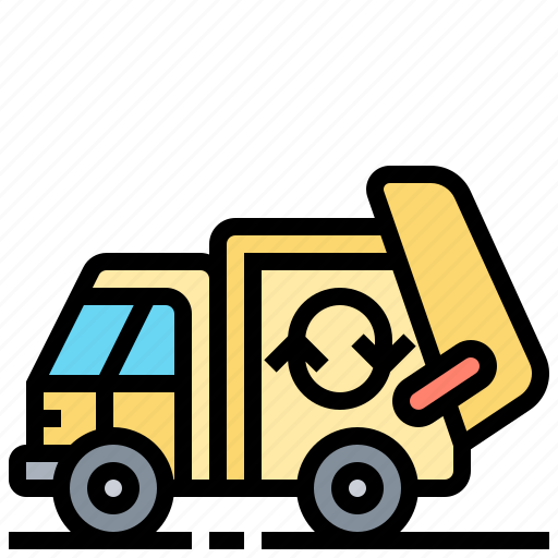 Disposal, garbage, recycle, truck, waste icon - Download on Iconfinder
