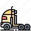 cargo, semi, trailer, transport, truck 