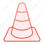 cone, safety, traffic, road, construction, attention, danger, object, security 