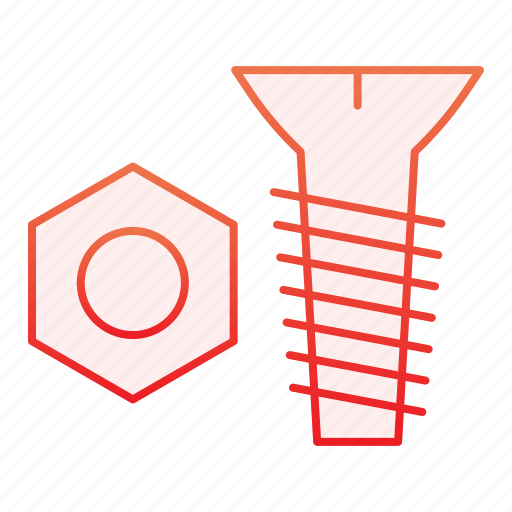 Nut, screw, metal, tool, bolt, industry, construction icon - Download on Iconfinder