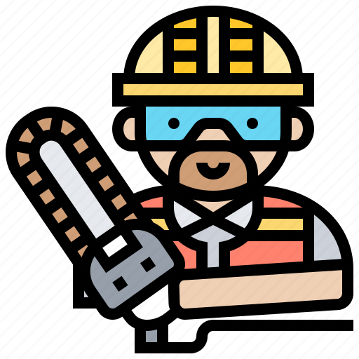 Chainsaw, equipment, lumberjack, timer, wood icon - Download on Iconfinder