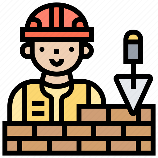 Bricks, building, craftsman, plaster, structure icon - Download on Iconfinder