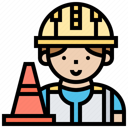 Caution, cone, construction, repair, traffic icon - Download on Iconfinder