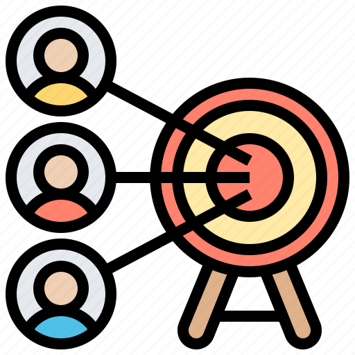 Aim, focus, goal, market, target icon - Download on Iconfinder