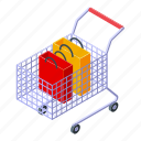shop, cart, consumer, rights, isometric