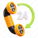 hours, 24 hours, nonstop, time, service, alarm, call, customer service