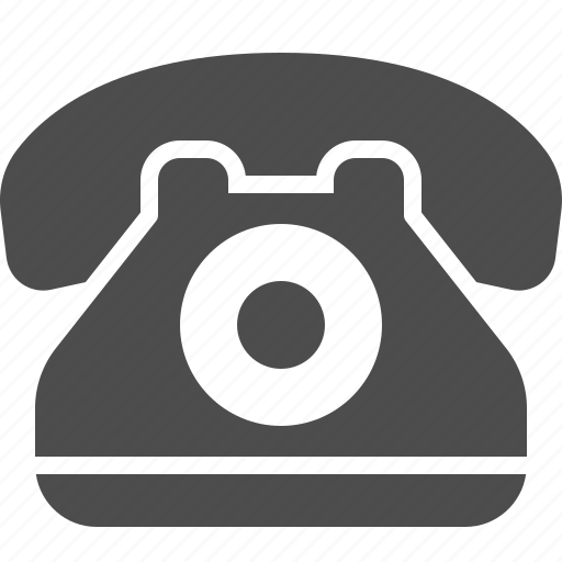Telephone, phone, phone dial, rotary icon - Download on Iconfinder