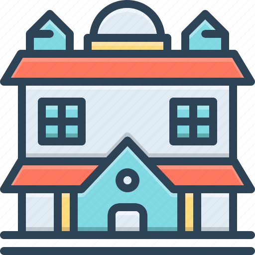 Palace, house, location, landmark, dwelling, mansion, bungalow icon - Download on Iconfinder
