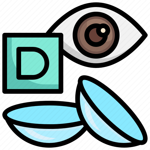Contact, lens, day, optical, medical, healthcare, and icon - Download on Iconfinder