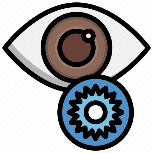 Put, on, insert, contact, lens, optical, eye icon - Download on Iconfinder