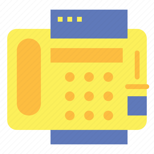 Communications, fax, material, office, phone, telephone icon - Download on Iconfinder