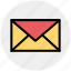 email, envelope, letter, mail, message, postcard 