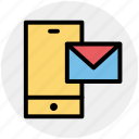 email, envelope, internet, letter, mobile, postcard