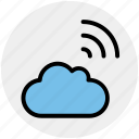 cloud, data, internet, signal, wifi signal, wireless