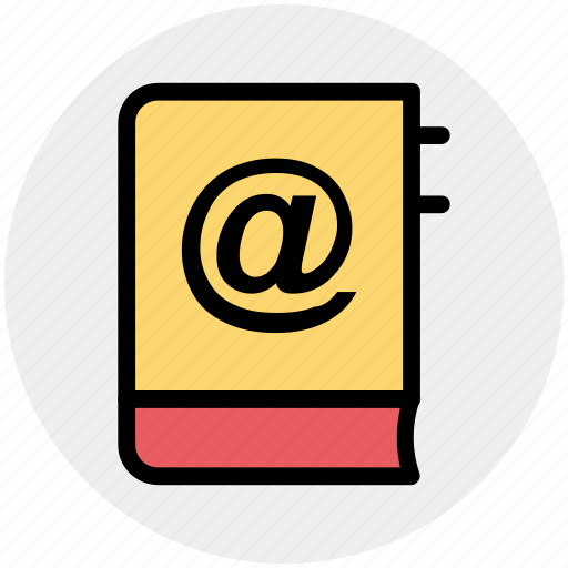 Address, agenda, at, book, contact, email, marked icon - Download on Iconfinder