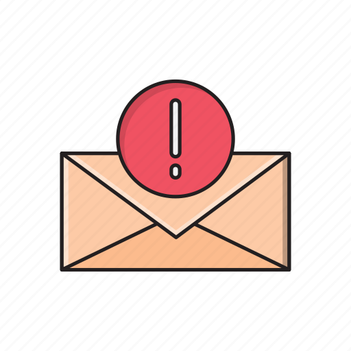 Alert, email, inbox, message, warning icon - Download on Iconfinder
