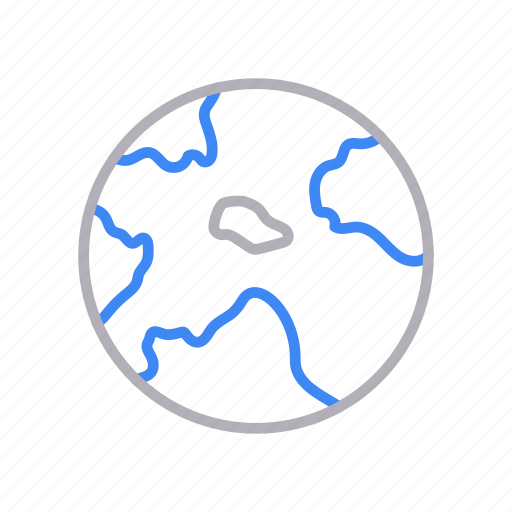 Contactus, earth, global, map, world icon - Download on Iconfinder