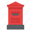 postbox, post, letter, contact 