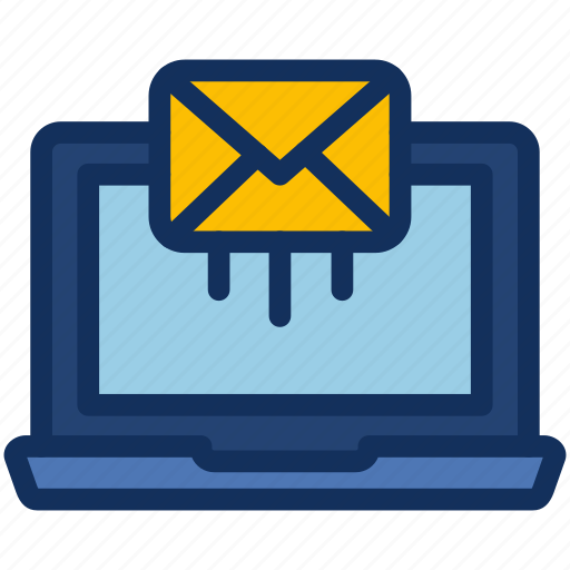 Contact, email, laptop, sending, letter, message icon - Download on Iconfinder