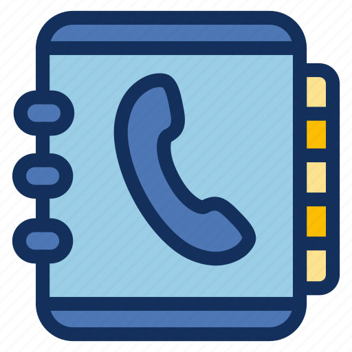 Book, contact, list, phone, phonebook icon - Download on Iconfinder