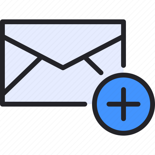 Add, email, message, communication, mail icon - Download on Iconfinder