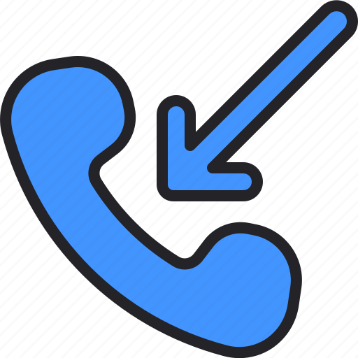 Incoming, call, telephone, conversation, phone icon - Download on Iconfinder