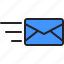 send, email, note, envelope, message 