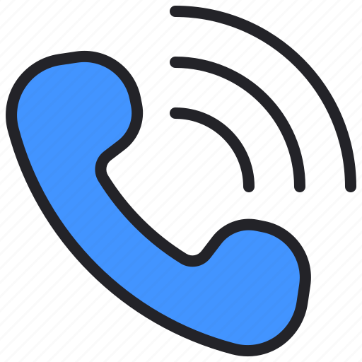Telephone, call, ringing, incoming, communication icon - Download on Iconfinder