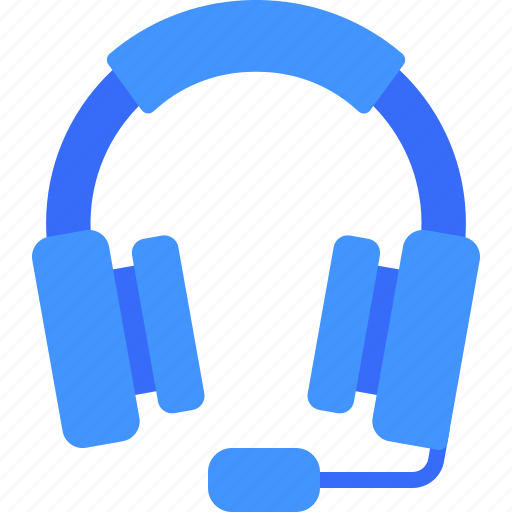 Headphone, audio, communication, customer, service icon - Download on Iconfinder
