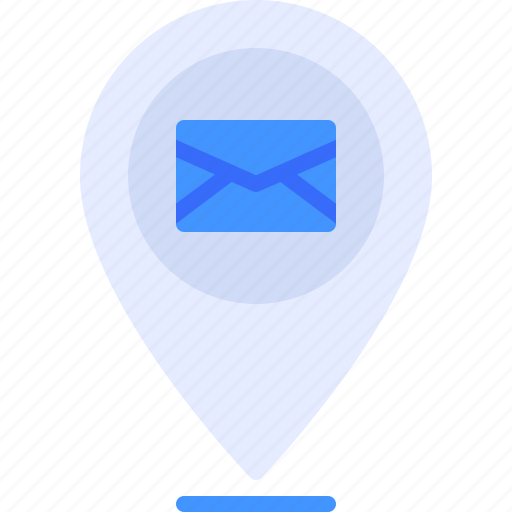 Pin, location, email, mail, envelope icon - Download on Iconfinder