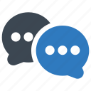 chat, talk, message