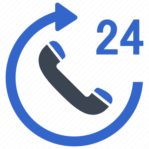 24 hours, call, customer service, support icon - Download on Iconfinder