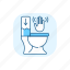 toilet flush, touchless, wc, bathroom 