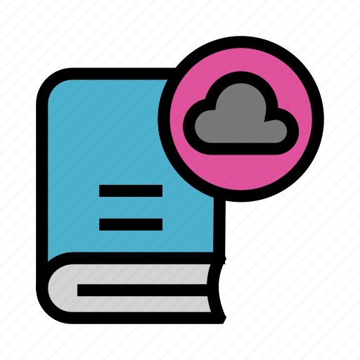 Book, cloud, content, database, storage icon - Download on Iconfinder