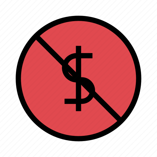 Banned, block, cash, dollar, money icon - Download on Iconfinder