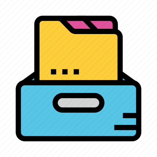 Cabinet, document, drawer, files, folder icon - Download on Iconfinder